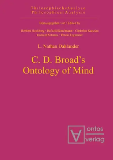Cover of C. D. Broad's Ontology of Mind