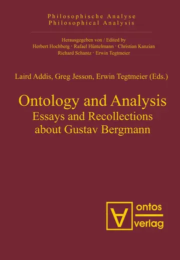 Cover of Ontology and Analysis
