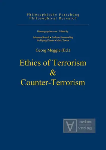 Cover of Ethics of Terrorism & Counter-Terrorism