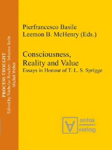 Cover of Consciousness, Reality and Value