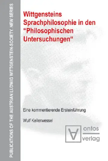 Cover of Wittgensteins Sprachphilosophie in den "Philosophischen Untersuchungen"