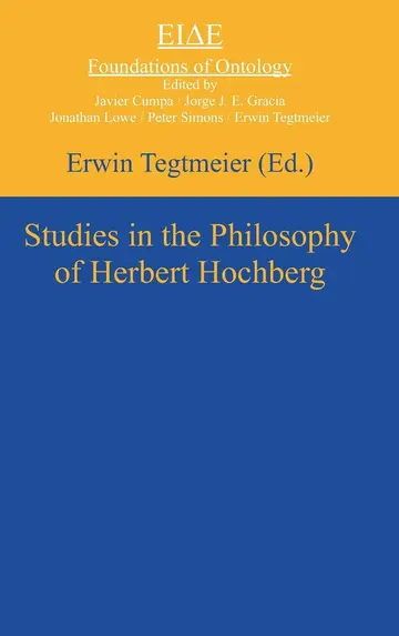 Cover of Studies in the philosophy of Herbert Hochberg