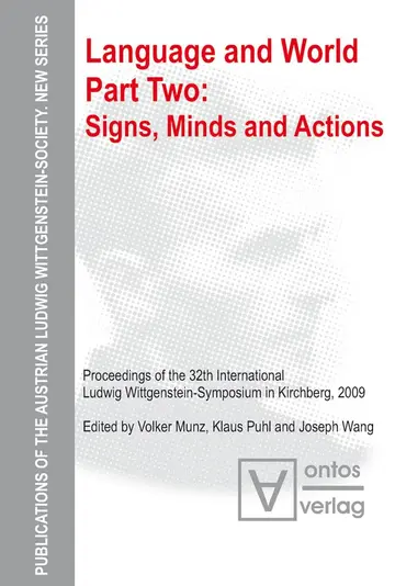 Cover of Signs, Minds and Actions