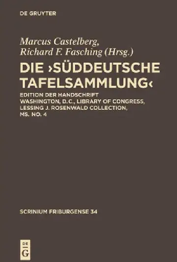 Cover of Die, Süddeutsche Tafelsammlung'