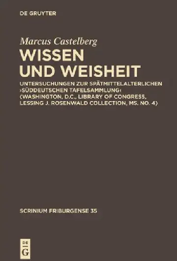 Cover of Wissen und Weisheit
