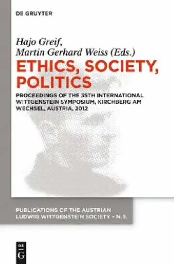 Cover of Ethics, Society, Politics
