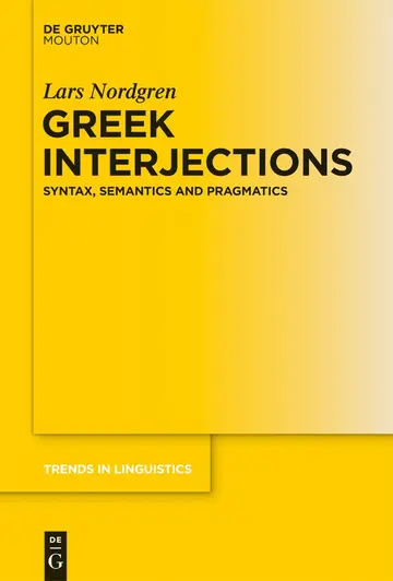 Cover of Greek Interjections