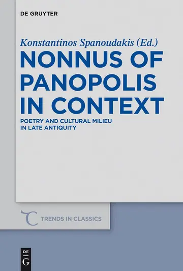 Cover of Nonnus of Panopolis in Context
