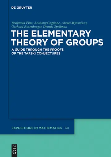 Cover of The Elementary Theory of Groups