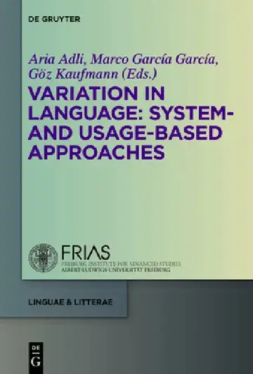 Cover of Variation in Language
