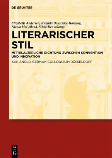 Cover of Literarischer Stil