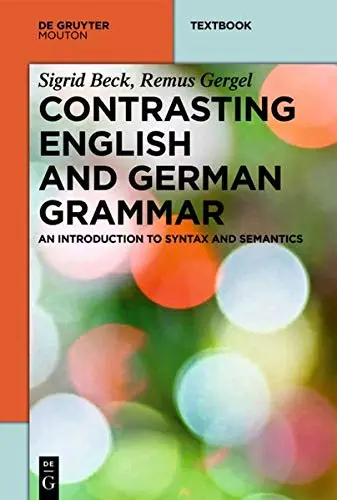 Cover of Contrasting English and German Grammar