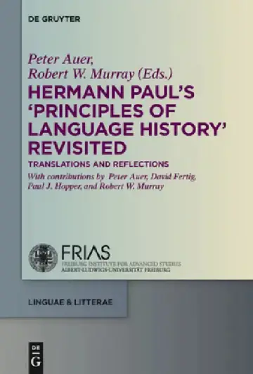 Cover of Hermann Paul's 'Principles of Language History' Revisited
