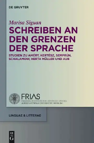 Cover of Schreiben an den Grenzen der Sprache