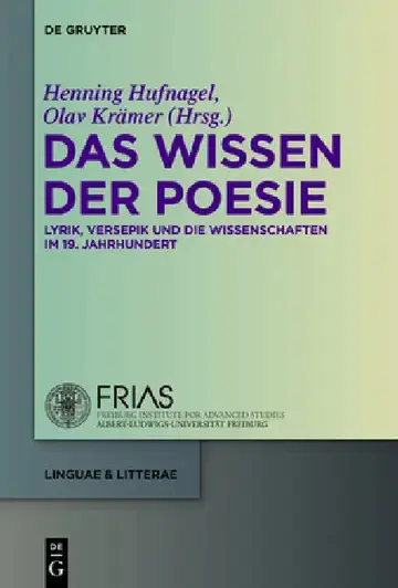 Cover of Das Wissen der Poesie