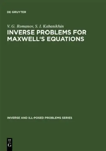 Cover of Inverse Problems for Maxwell's Equations