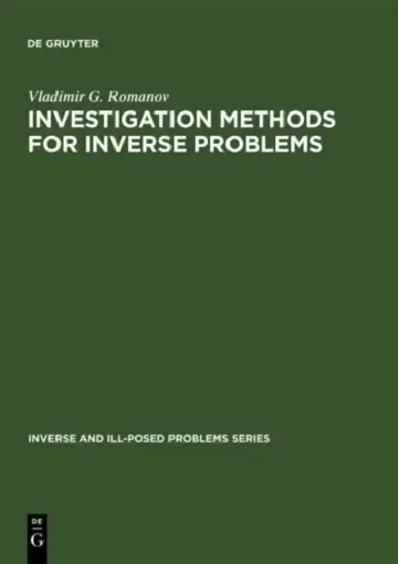 Cover of Investigation Methods for Inverse Problems:
