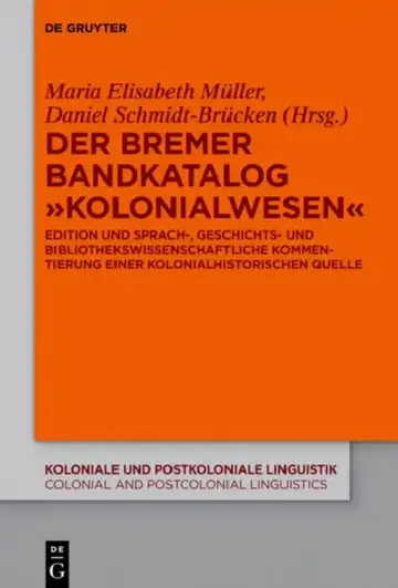 Cover of Der Bremer Bandkatalog "Kolonialwesen"