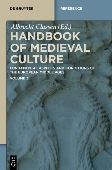 Cover of Handbook of Medieval Culture. Volume 3