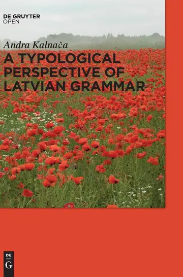 Cover of A Typological Perspective on Latvian Grammar