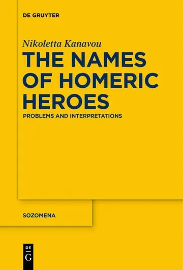 Cover of The Names of Homeric Heroes