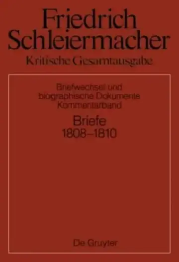 Cover of Briefwechsel 1808-1810