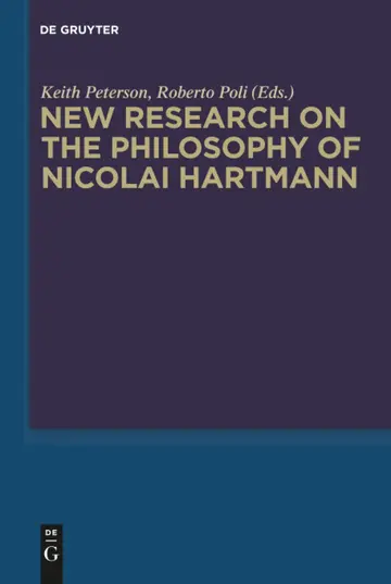 Cover of New Research on the Philosophy of Nicolai Hartmann