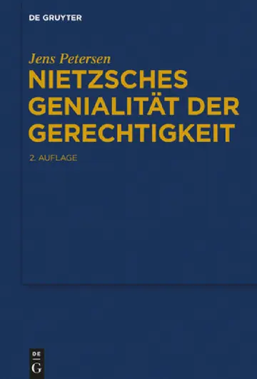Cover of Nietzsches Genialität der Gerechtigkeit