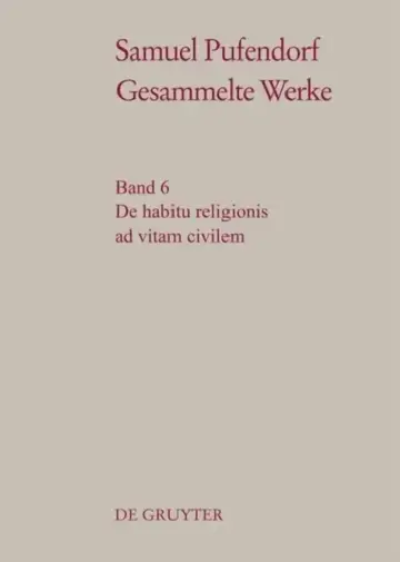 Cover of de Habitu Religionis Ad Vitam Civilem