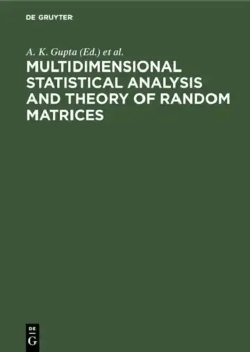 Cover of Multidimensional Statistical Analysis and Theory of Random Matrices