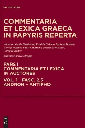 Cover of Andron, Antimachus, Antiphon