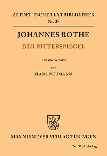 Cover of Der Ritterspiegel