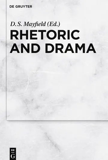 Cover of Rhetoric and Drama