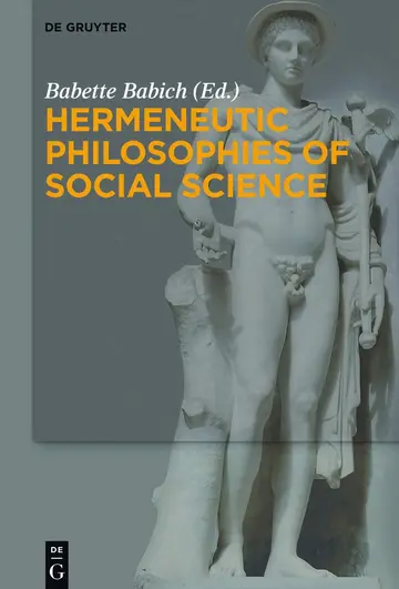Cover of Hermeneutic Philosophies of Social Science