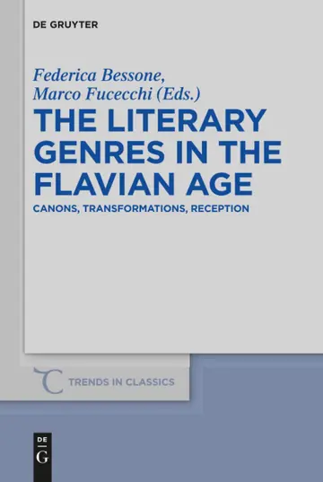 Cover of The Literary Genres in the Flavian Age