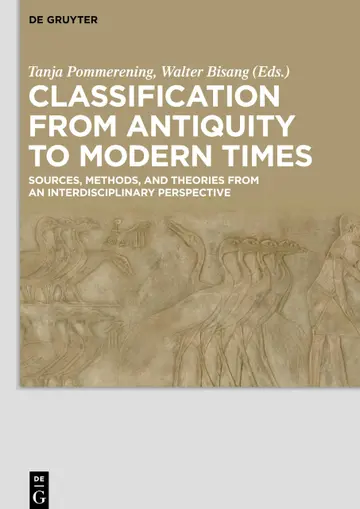 Cover of Classification from Antiquity to Modern Times