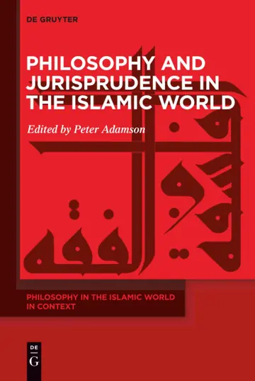 Cover of Philosophy and Jurisprudence in the Islamic World
