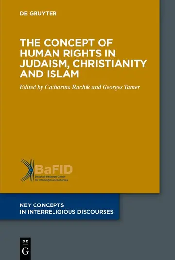 Cover of The Concept of Human Rights in Judaism, Christianity and Islam