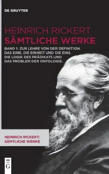 Cover of Zur Lehre Von Der Definition. Das Eine, Die Einheit Und Die Eins. Die Logik Des Prdikats Und Das Problem Der Ontologie