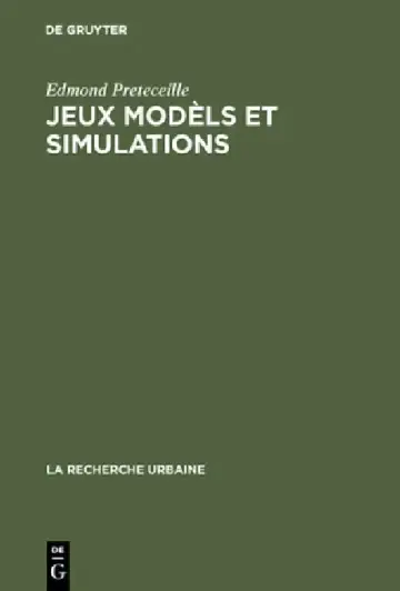 Cover of Jeux modèls et simulations