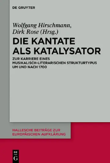 Cover of Die Kantate als Katalysator