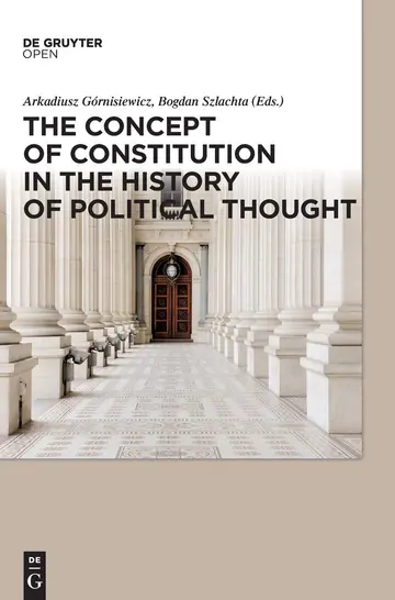 Cover of The Concept of Constitution in the History of Political Thought