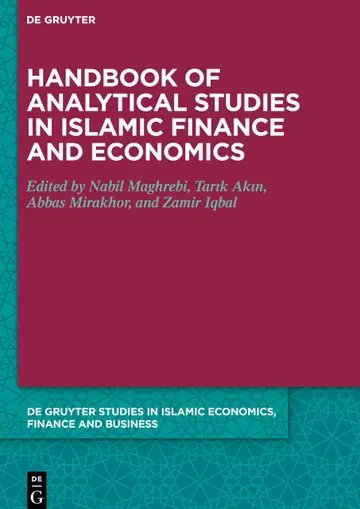 Cover of Handbook of Analytical Studies in Islamic Finance and Economics