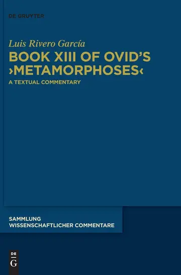 Cover of Book XIII of Ovid’s ›Metamorphoses‹