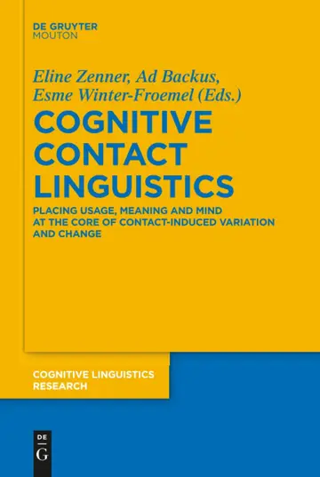 Cover of Cognitive Contact Linguistics