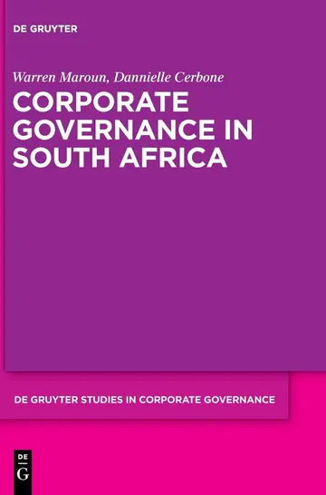 Cover of Corporate Governance in South Africa