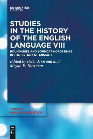 Cover of Studies in the History of the English Language