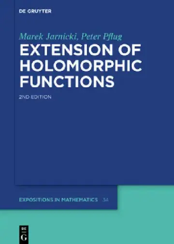 Cover of Extension of Holomorphic Functions