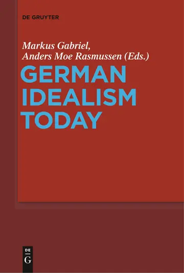 Cover of German Idealism Today