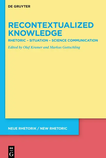 Cover of Recontextualized Knowledge